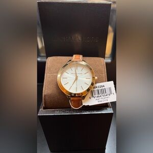 Michael Kors Slim Runway Women's Watch, Stainless Steel Bracelet Watch for Women